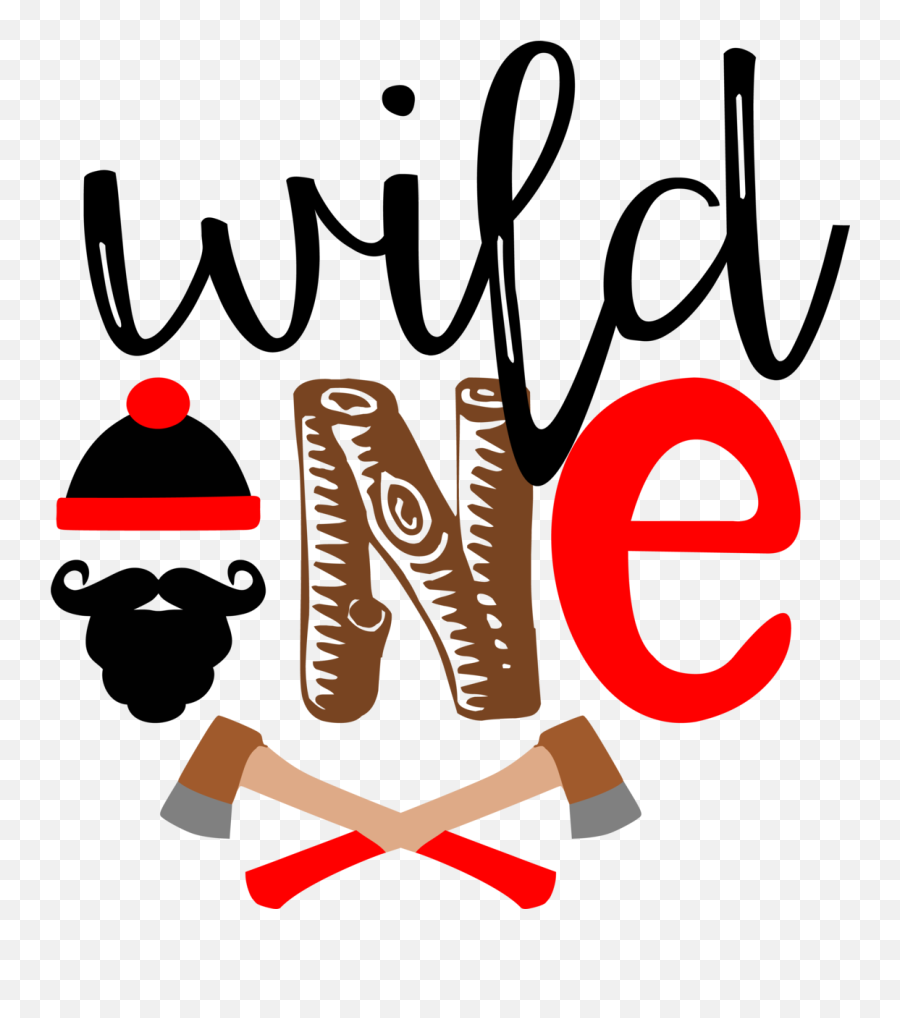 Wild One Shirt Lumberjack Clipart - Full Size Clipart Lumberjack Wild One Emoji,One Clipart