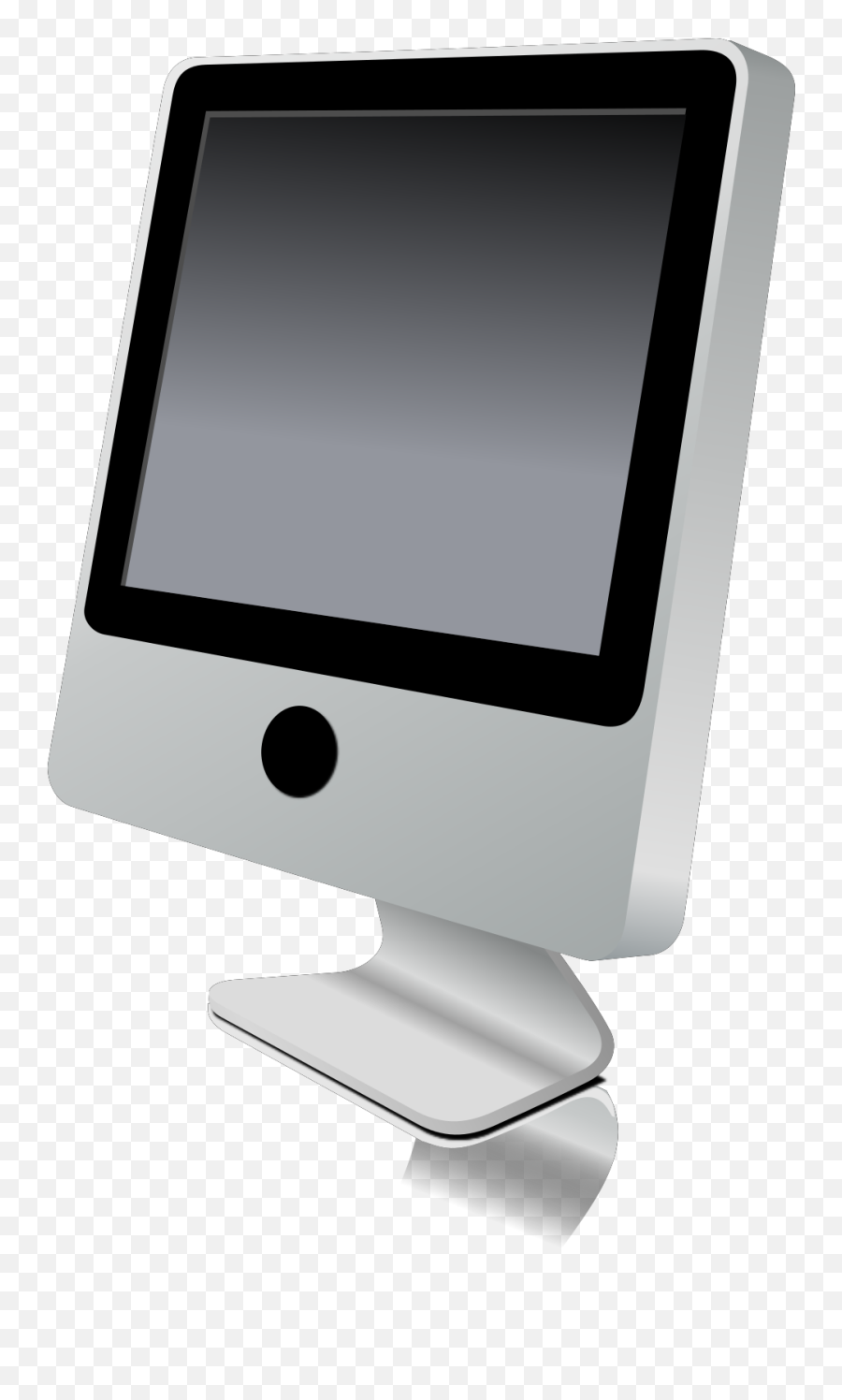 Computer Monitor Clip Art - All In 1 Pc Drawing Emoji,Monitor Clipart