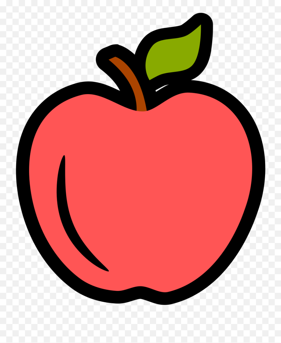Apple Icon - Apple Icon Cartoon Png Clipart Full Size Apple Cartoon Png Emoji,Apple Logo Emoji
