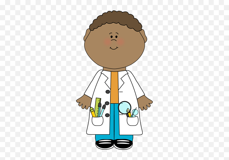 Child Scientist Clip Art Image - Kid Science Clip Art Emoji,Science Clipart