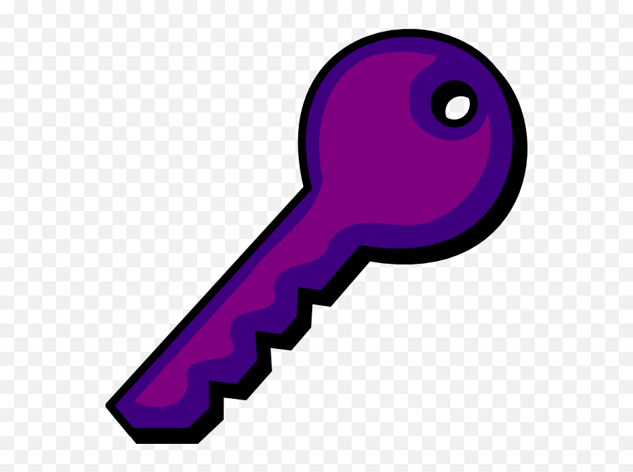 Violet Clipart Transparent Cartoon - Dark Blue Key Clipart Emoji,Violet Clipart