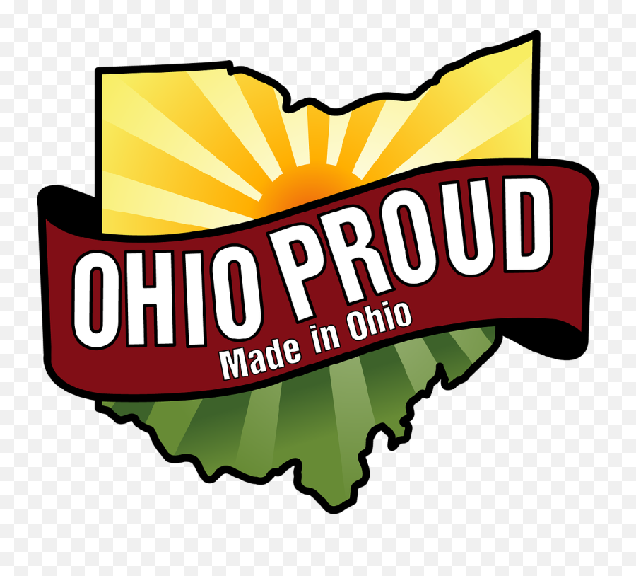 Clipart Of Ohio Proud As The - Ohio Proud Made In Ohio Grown In Ohio Emoji,Ohio Clipart