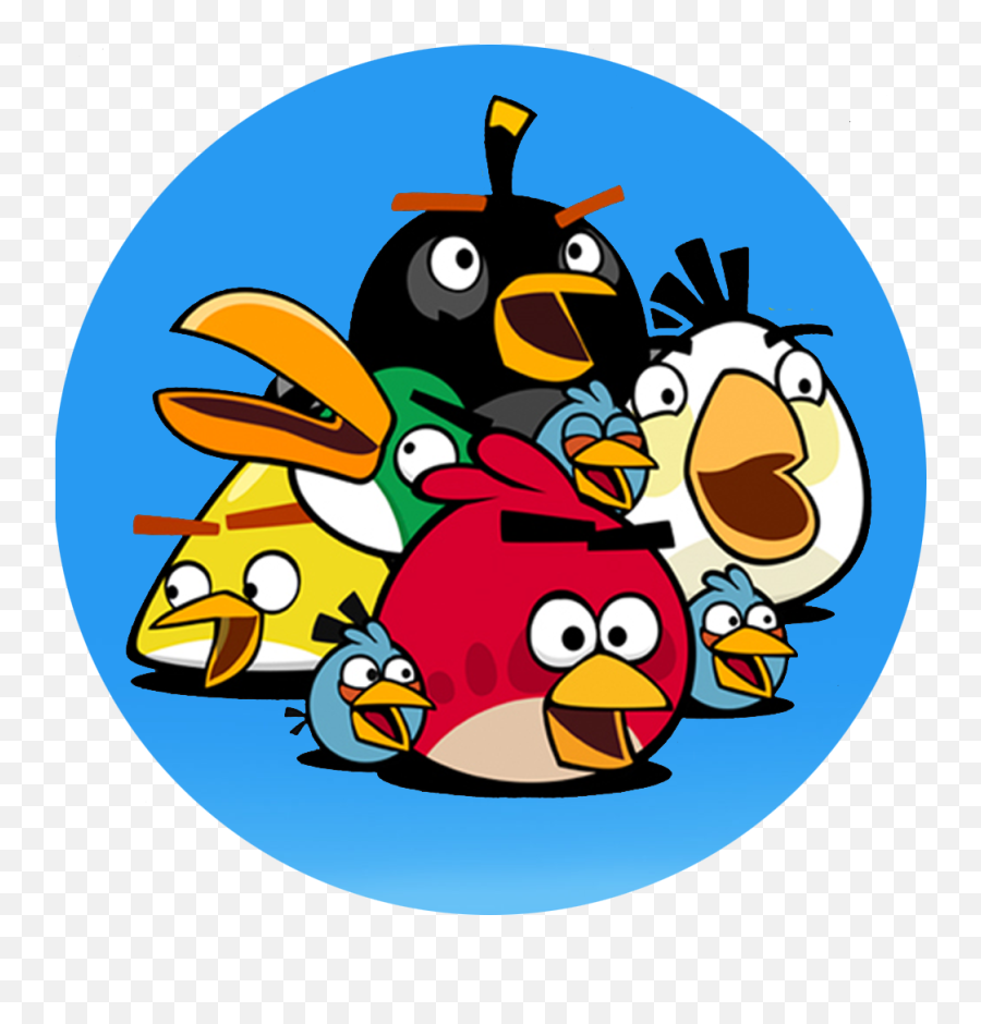 Red Angry Birds Hd Png Angry Birds - Topper De Angry Birds Emoji,Angry Birds Png