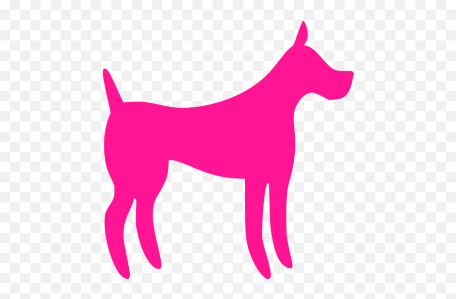 Deep Pink Dog 31 Icon Emoji,Pink Dog Logo