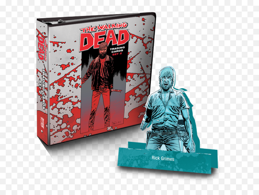 The Walking Dead Comic Series 2 Trading Card Binders By Emoji,The Walking Dead Comic Logo