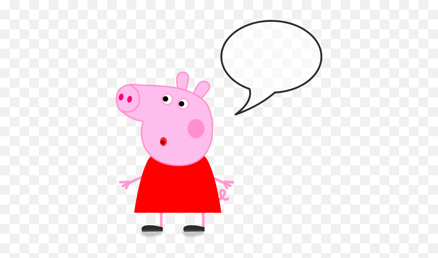 Library Of Peppa Pig Free Jpg Library - Peppa Red Dress Emoji,Peppa Pig Png