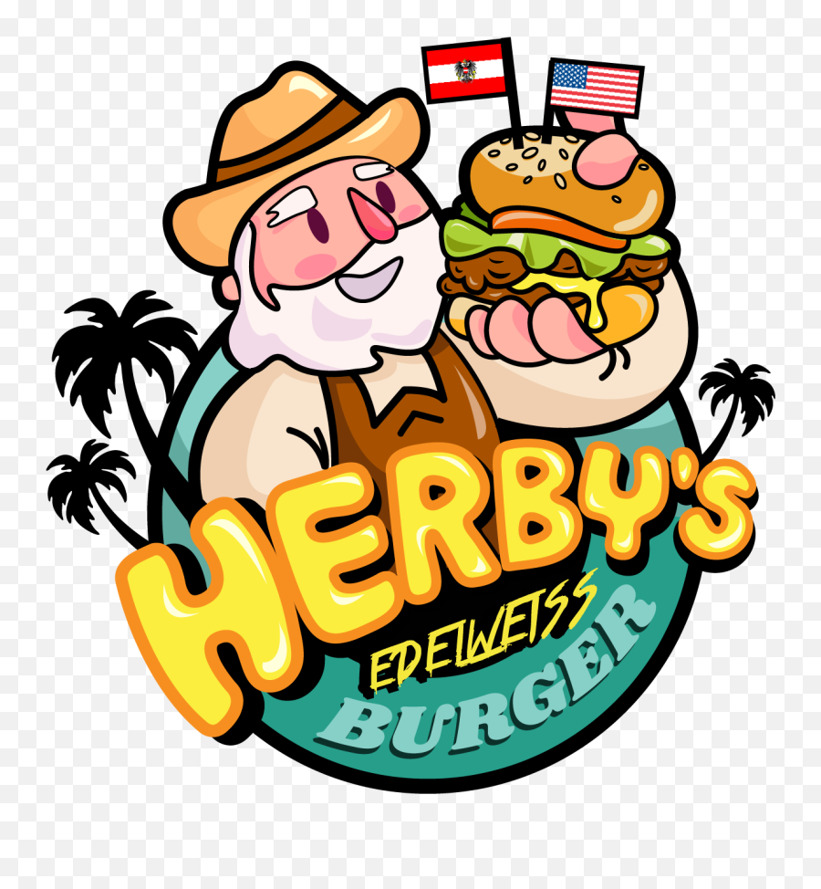 Modern Elegant Burger Restaurant Logo Design For Herbyu0027s Emoji,Burger Restaurant Logo
