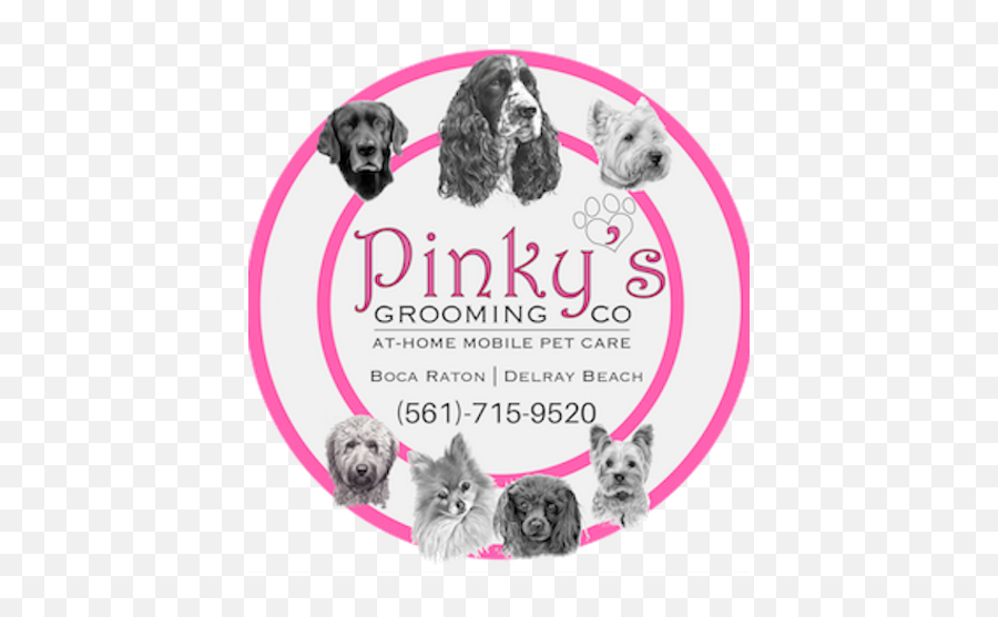 Pinkys At Home Mobile Dog Grooming Boca Raton Boynton Emoji,Grooming Logo