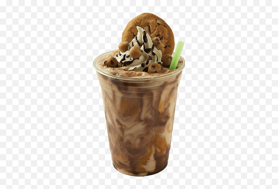 Choco Peanut Butter Cookie Dough Aholic Carvel Boss - Sundae Cup Emoji,Ice Cream Sundae Clipart