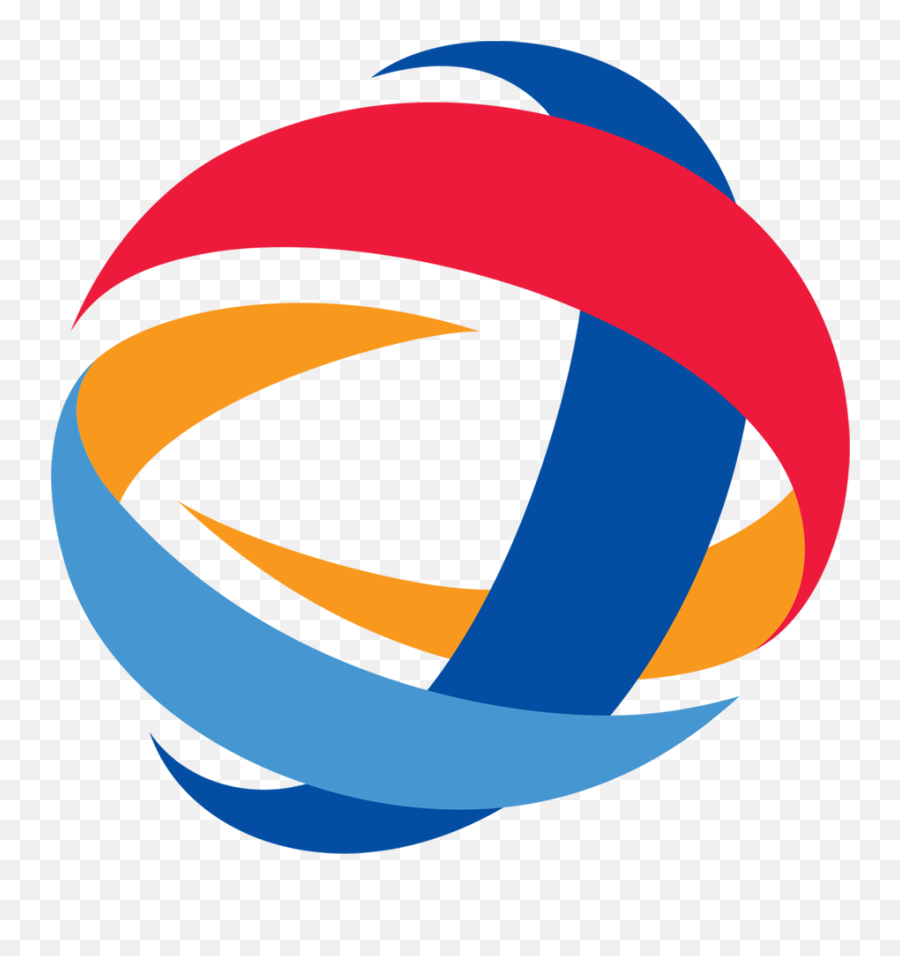Red Blue Orange Round Logo - Total Logo Emoji,Circle Logo