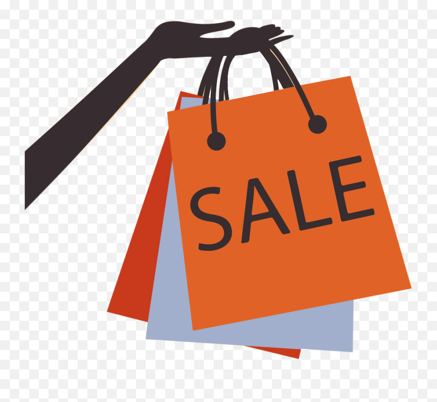 Shopping Bag In Hand Png Transparent - Shopping Bag Sale Emoji,Shopping Bags Clipart