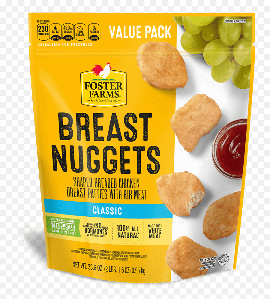 Chicken Breast Nuggets Value Pack - Foster Farms Chicken Nuggets Emoji,Chicken Nuggets Png