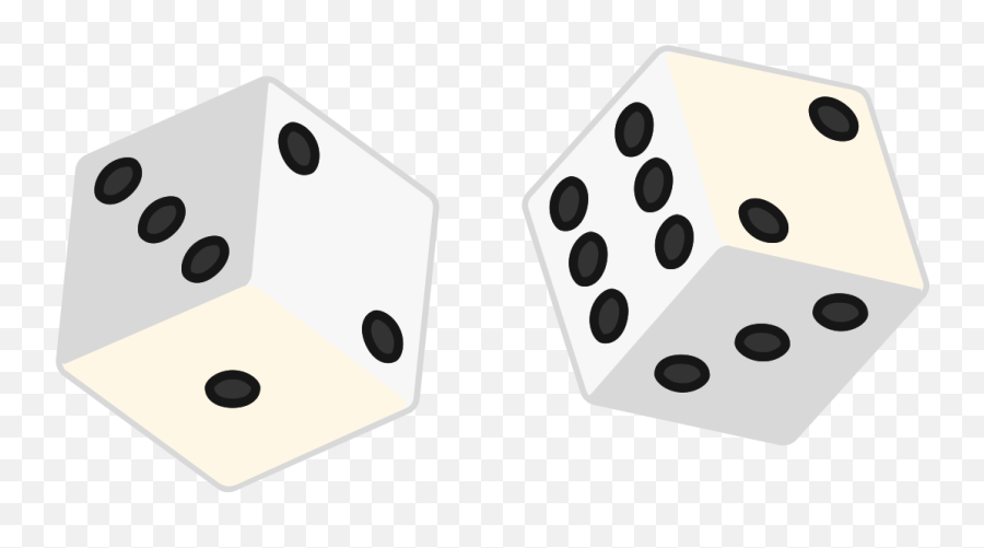 Dice Clipart Dice Faces - Dice Png Download Full Size Solid Emoji,Dice Clipart