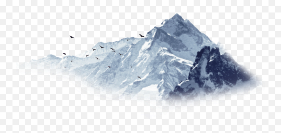 Download Snowy Mountain Transparent - Transparent Background Transparent Mountains Emoji,Mountain Transparent Background