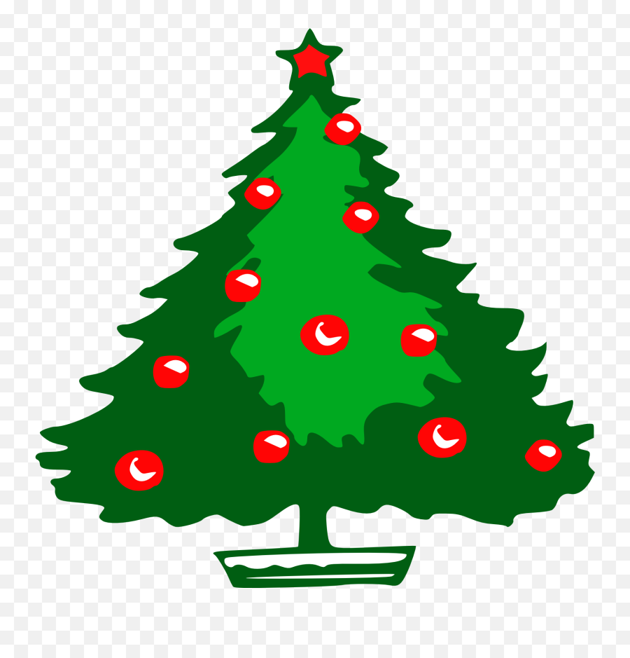 Download Clip Art - Christmas Tree No Background Emoji,Free Christmas Clipart Images