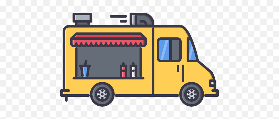 Food Truck Free Icon - Icon Food Truck Png Emoji,Truck Icon Png