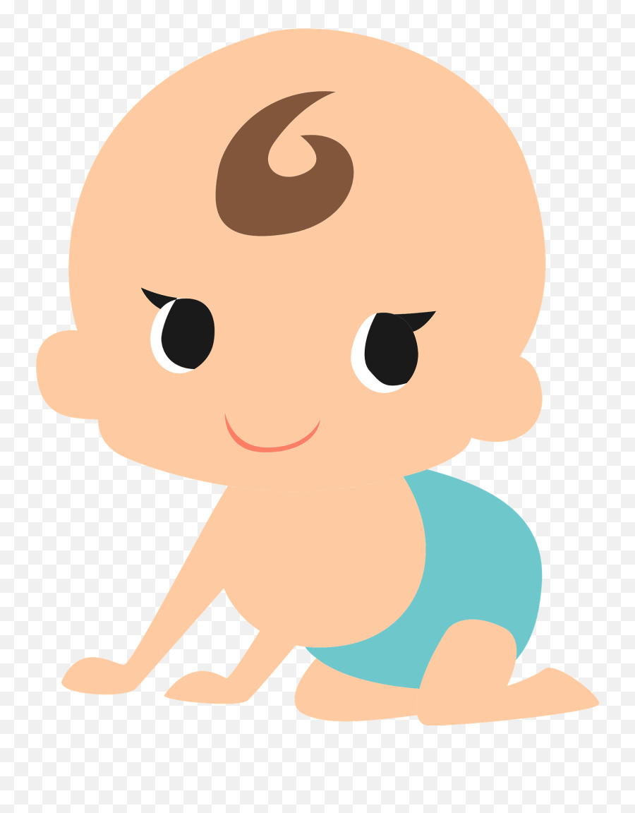 Baby Is Crawling Clipart Free Download Transparent Png - Crawling Baby Clip Arts Emoji,Baby Face Clipart