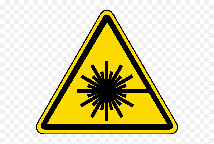 Laser Beam Warning Label J6523 - Laser Warning Sign Emoji,Laser Beam Transparent