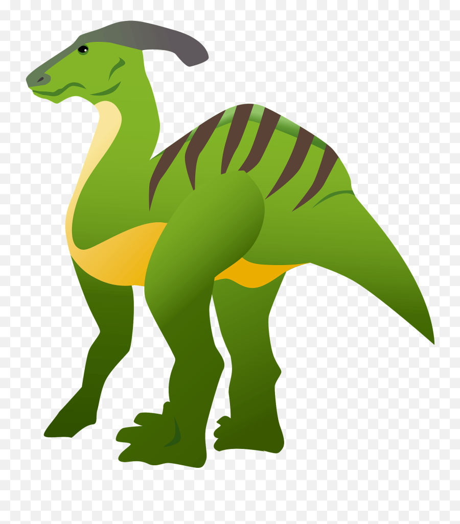 Parasaurolophus Dinosaur Clipart - Parasaurolophus Clipart Emoji,Free Dinosaur Clipart