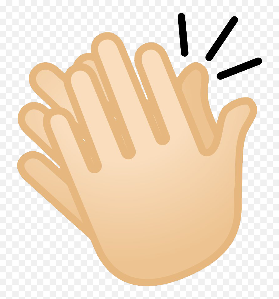 Clapping Hands - Transparent Clap Emoji,Clapping Hands Clipart