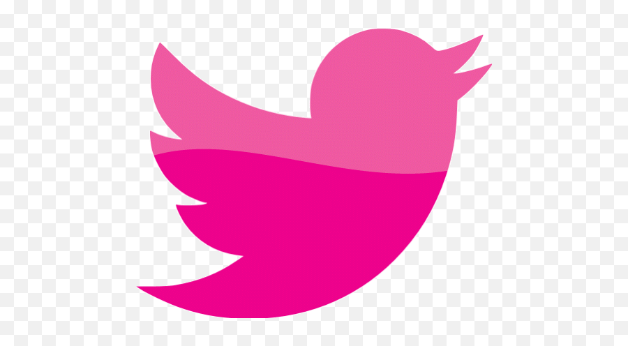 Web 2 Deep Pink Social Icons - Pink Twitter Png Emoji,Twiter Logo