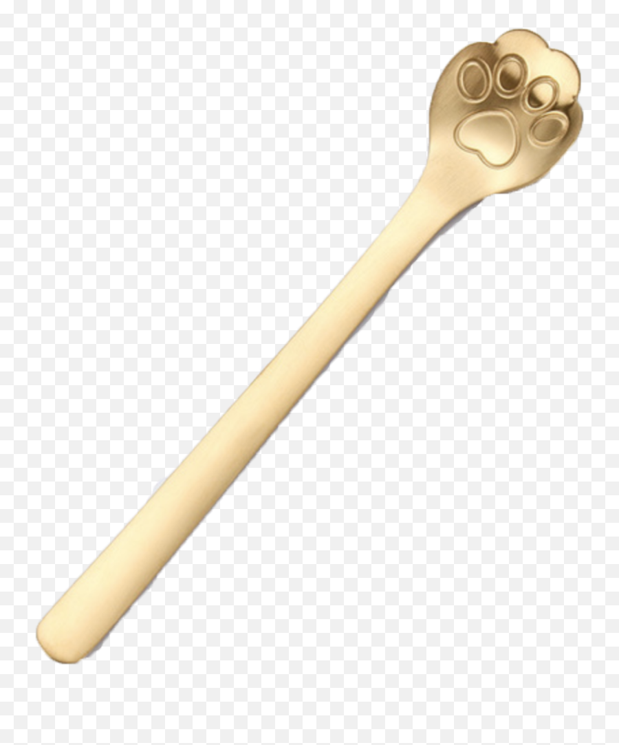 Calia - Cat Paw Tea Spoon Gold Calia Emoji,Cat Paw Png