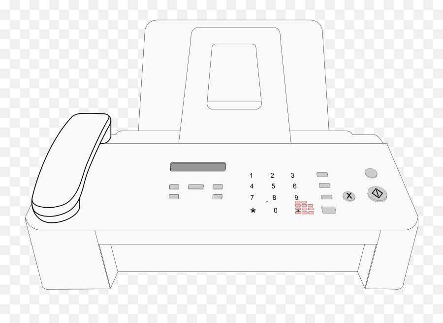 Modern Fax Machine Svg Vector Modern Fax Machine Clip Art Emoji,Video Game Console Clipart