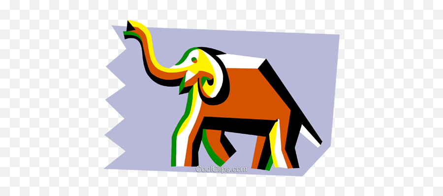 Stylized Elephant Royalty Free Vector Clip Art Illustration Emoji,Indian Elephant Clipart