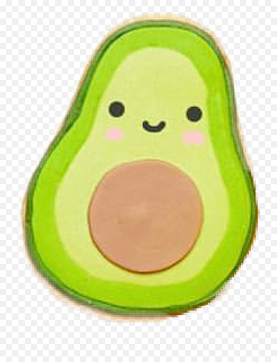 Avocado Sticker - Cute Avocado Transparent Background Full Emoji,Cute Transparent Background