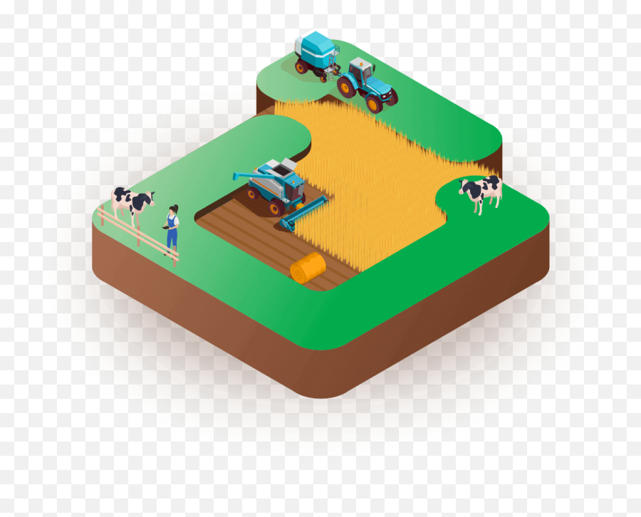 Custom Software For Farming U0026 Agriculture Emoji,Isometric Logo