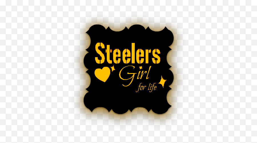 Pittsburgh Steelers - Pittsburgh Steelers Girl Png Emoji,Steelers Logo Png