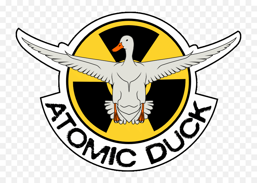 Atomic An Enclosed Human Power - Atomic Duck Emoji,Duck Logo