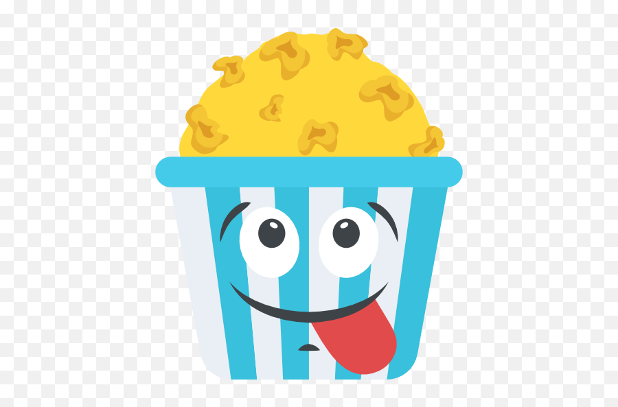 Popcorn Free Icon - Snacks Cartoon 512x512 Png Clipart Snacks Png Cartoon Emoji,Snacks Clipart