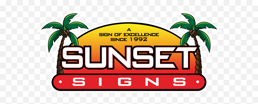 Contact Us U2022 Sunset Signs Oc U2022 Custom Sign Makers Anaheim Ca - Makanan Unik Emoji,Sunset Logo