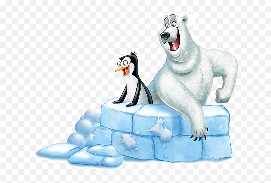 Penguin Polar Bear - Polar Blast Vbs Clip Art Emoji,Polar Express Clipart