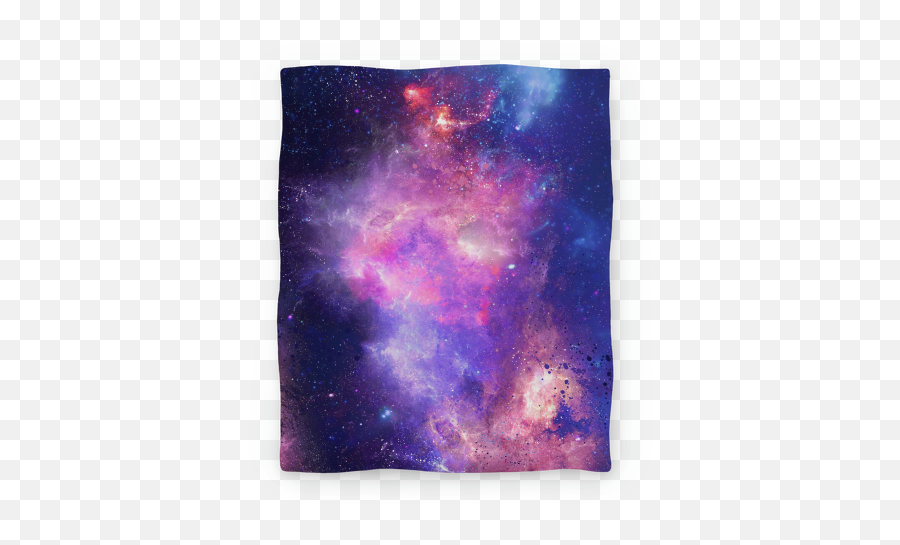 Galaxy Blanket Blankets Lookhuman - Galaxy Soft Blanket Deep Space Emoji,Blanket Png
