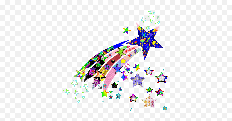 Shooting Star Art Sticker - Clipart Shooting Star Animated Gif Emoji,Star Gif Transparent