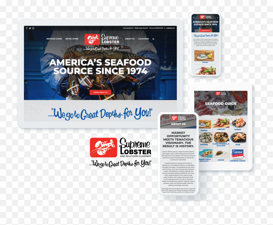 Website Design And Development For Supreme Lobster - Supreme Lobster Emoji,Supreme Transparent