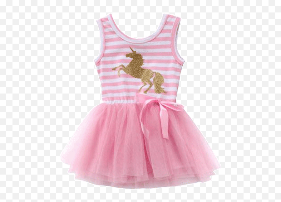 Download Hd Baby Dress Png - Unicorn Dress Toddler Baby Girl Dress Cliparts Emoji,Toddler Png