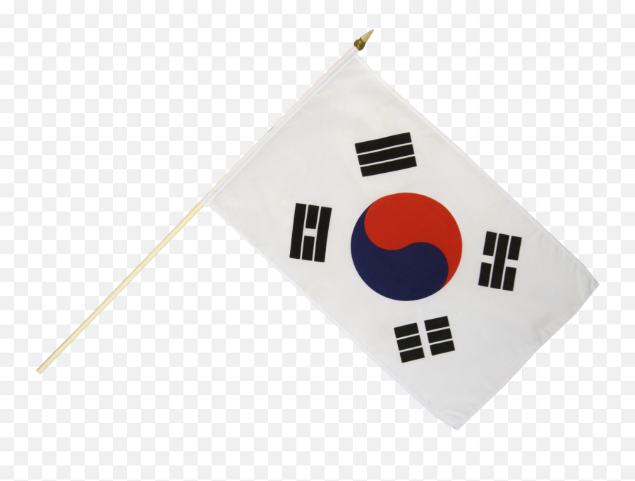 Download South Korea Hand Waving Flag - Transparent Background Korean Flag Cartoon Png Emoji,Korean Flag Png