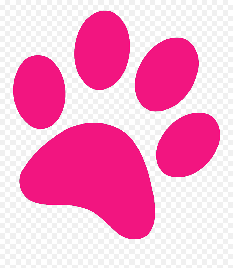 Library Of Free Jpg Freeuse Stock Dog Paw Print Border Png - Pink Paw Print Clip Art Emoji,Paw Print Clipart
