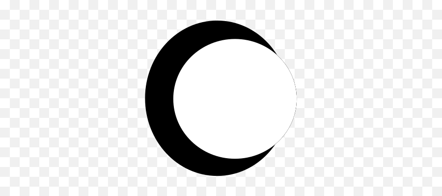 Black Crescent Moon Svg Vector Black Crescent Moon Clip Art - Black Small Crescent Moon Emoji,Crescent Moon Clipart