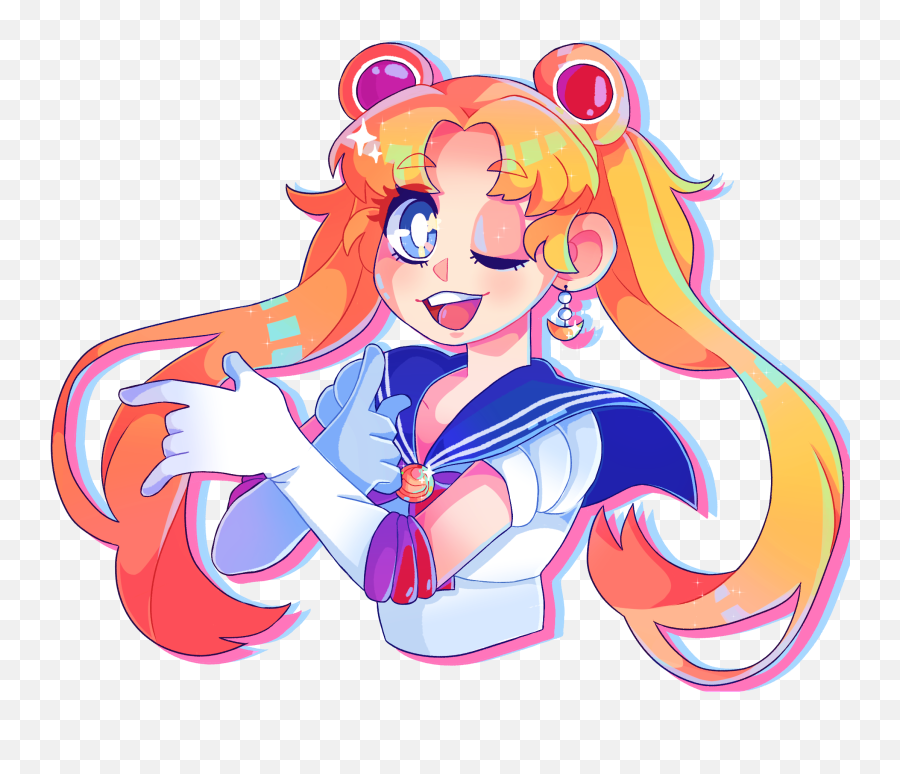 Sailor Moon By Poiyapng On Newgrounds Emoji,Sailor Moon Png