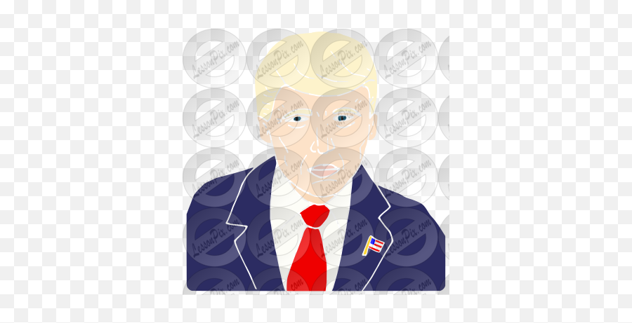 Donald Trump Stencil For Classroom - Senior Citizen Emoji,Trump Clipart