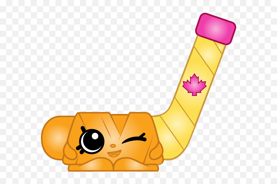 Rocky Hockey Stick - Shopkins 834x834 Png Clipart Download Shopkins Canada Season 8 Emoji,Hockey Stick Clipart