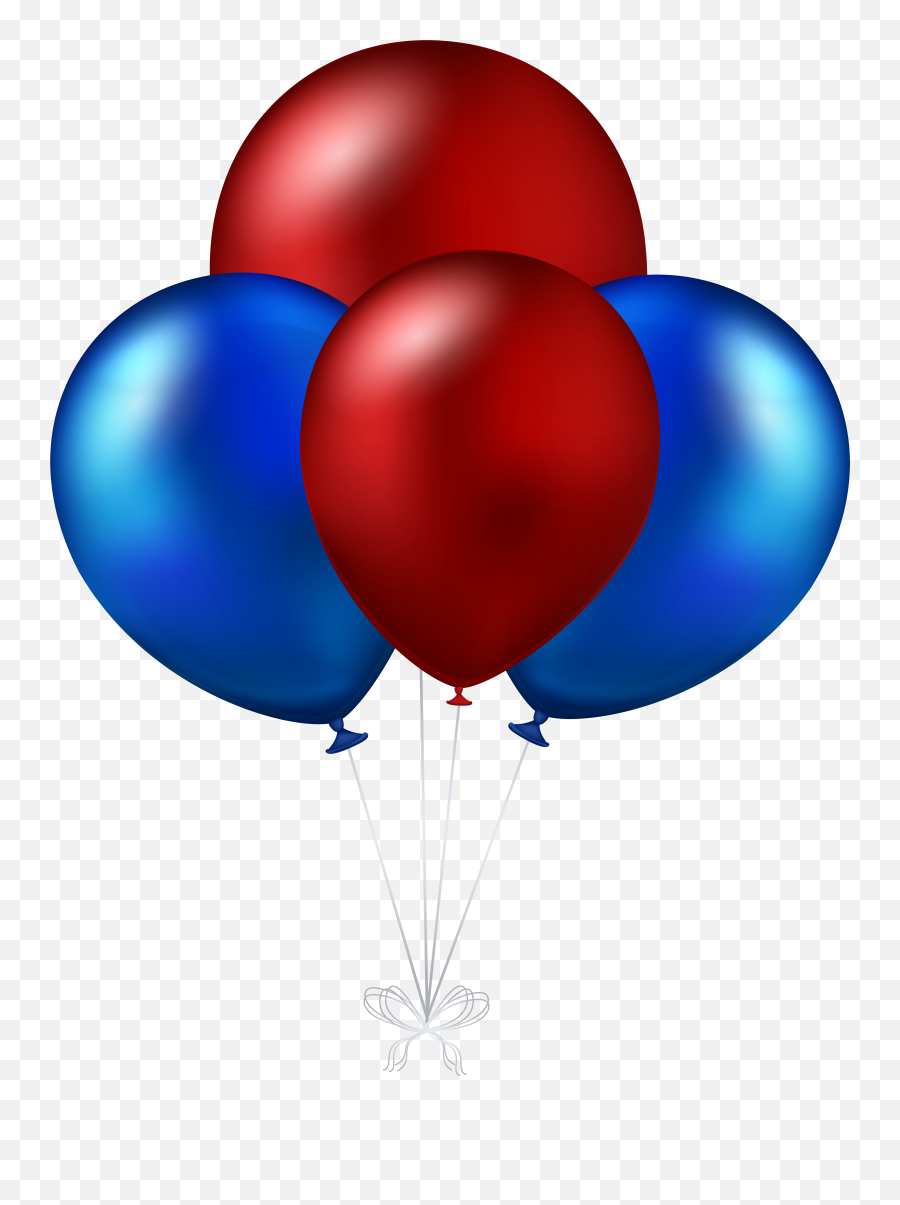Blue Balloons Transparent Png Clip Art Emoji,Red Balloon Png
