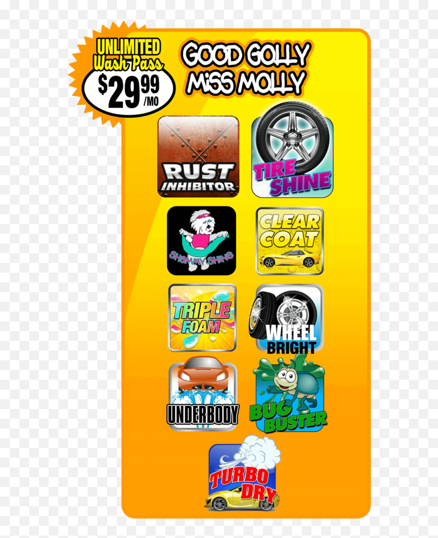 Unlimited Wash Pass - Car Wash Rust Inhibitor Graphic Emoji,Car Wash Clipart