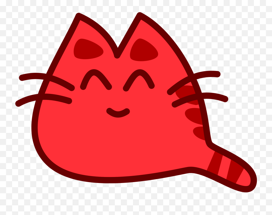 Red Cat Clipart - Smiling Cat Clipart Png Download Full Smiling Cat Clip Art Emoji,Cat Clipart
