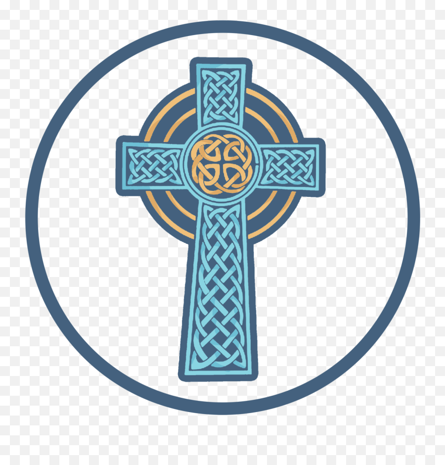 Download Decal Guru Celtic Knot Cross Wall Decal Black - Celtic Cross Stencil Emoji,Celtic Cross Png
