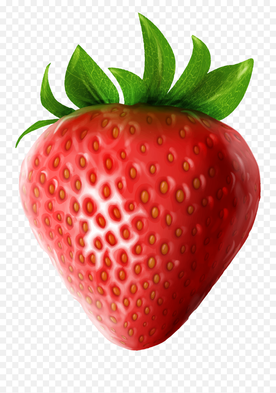 Free Strawberry Clipart Transparent Background Download - Transparent Background Strawberry Png Emoji,Strawberries Clipart